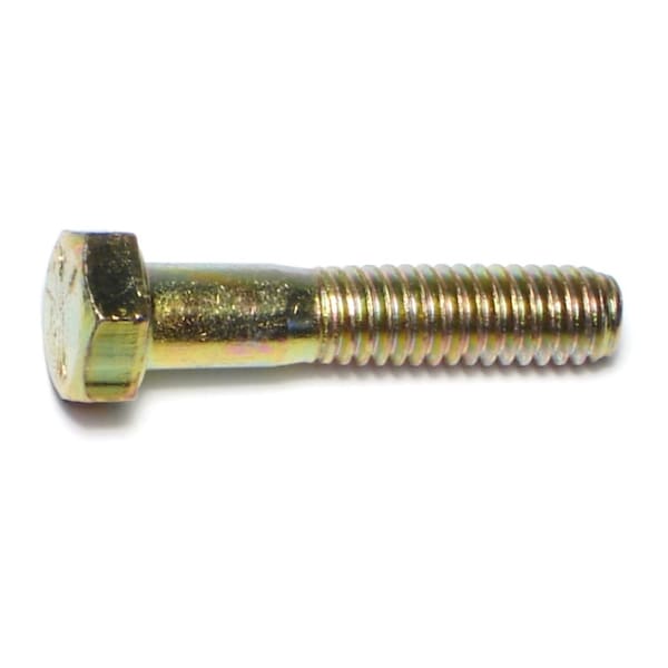Midwest Fastener Grade 8, 5/16"-18 Hex Head Cap Screw, Zinc Yellow Steel, 1-1/2 in L, 10 PK 62864 - main